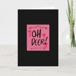 Carte Oh Deer Minimal Aesthetic