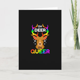 Carte Oh Deer Queer Creative Modern Style