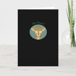 Carte Oh Deer Style Créatif