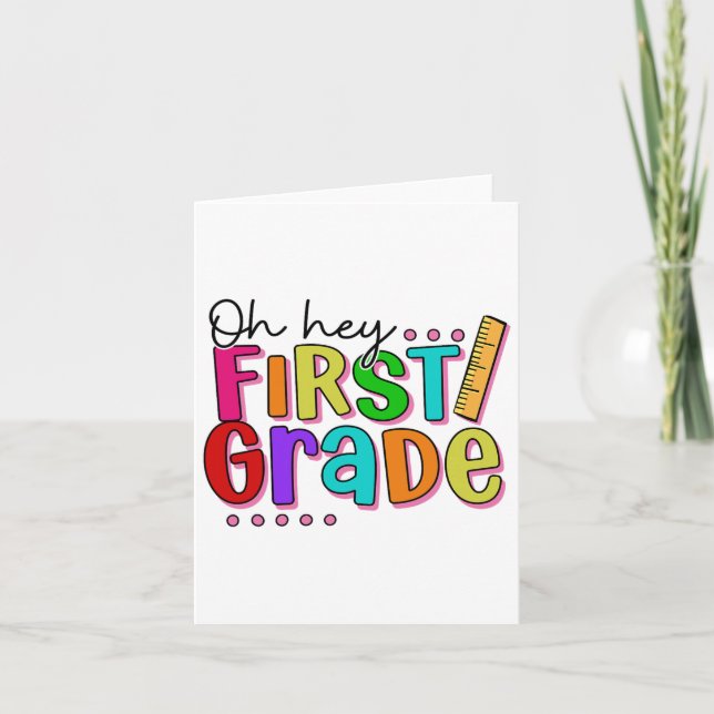 Carte Oh Hey Première Classe Ck À L'École Pour Les Ensei (Devant)