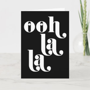 CARTE OH LÀ LÀ **COMME JE T'AIME**