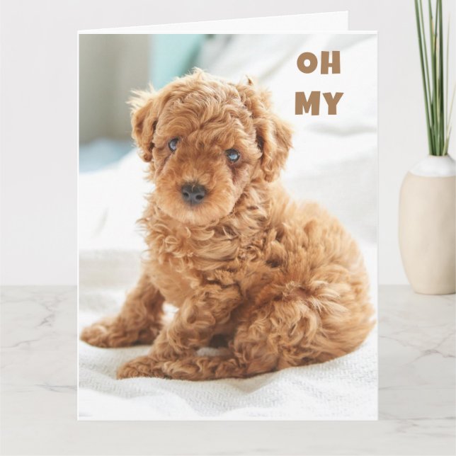 CARTE OH MON ANNIVERSAIRE EST SI HEUREUX POUR VOUS ! (Devant)