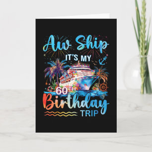 Carte Oh mon bateau c'est mon croisière de vacances pour