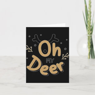 Carte Oh Mon Cerf 