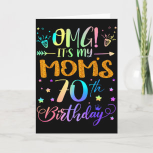 Carte Oh mon dieu, c'est les 70 ans de ma mère, doux 70
