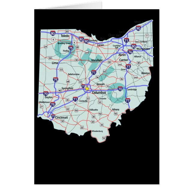 Carte Ohio (Devant)