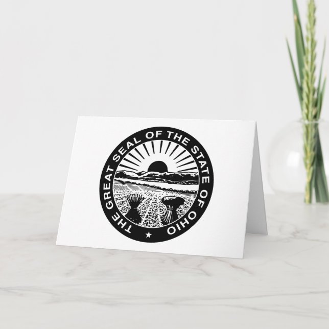 Carte Ohioan Seal, Seal of Ohio (Devant)
