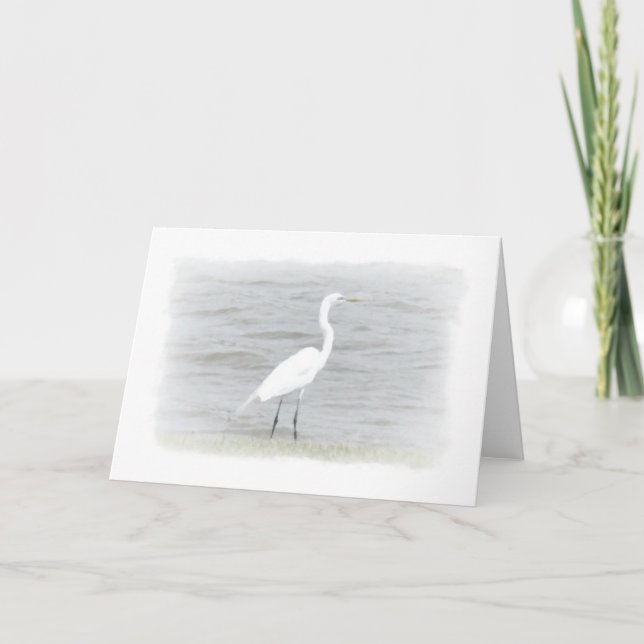 Carte Oiseau aquatique (Devant)
