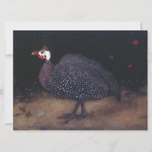 Carte Oiseau de Guineafowl moucheté (par Jan Mankes)