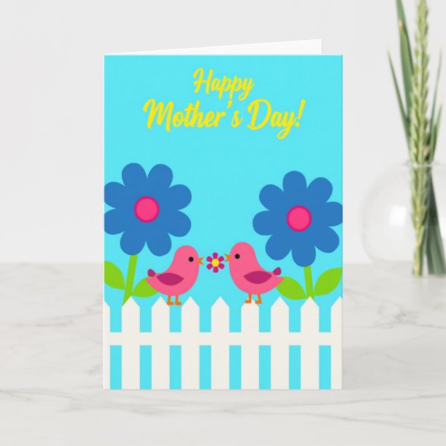Carte oiseau de la Fleur d'Azur (Devant)