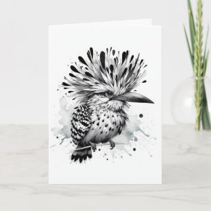 Carte Oiseau Délicat Pour Anniversaire