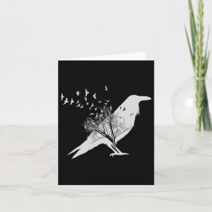 Carte Oiseau du Corbeau noir