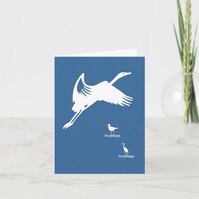 Carte - Oiseau en vol (Devant)