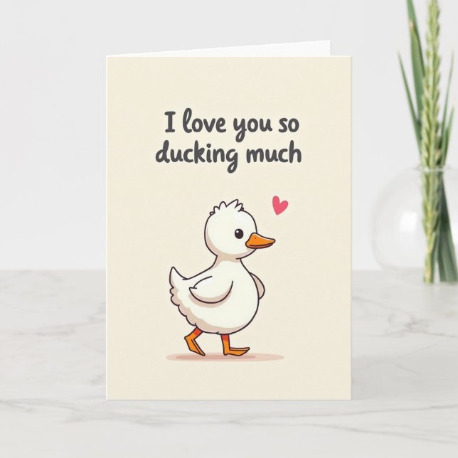 Carte Oiseau Je T'aime Tellement (Devant)