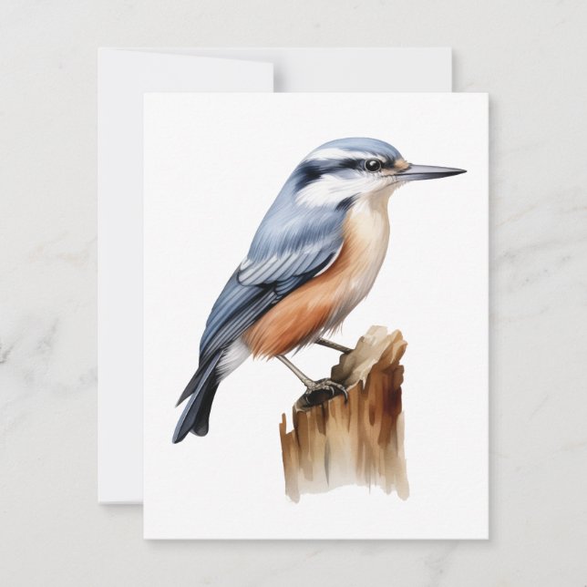 Carte Oiseau plat (Devant)
