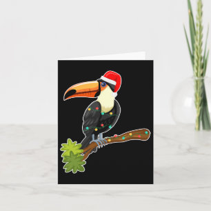 Carte Oiseau tropical Hawaï Été Toucan Noël en