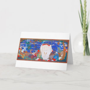 Carte Oiseaux, animaux et Plantes floraux(droite)Jakuchu