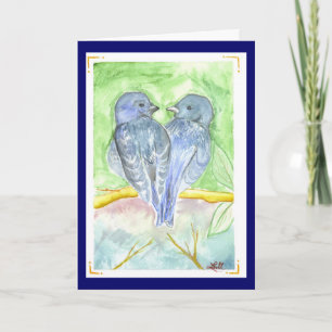 Carte Oiseaux de l'amour