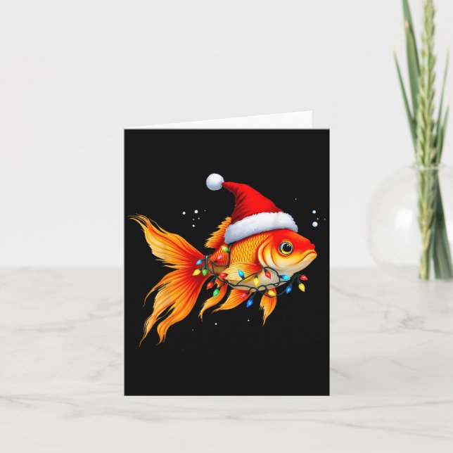 Carte Oiseaux de Santa Chapa Lumières Noël Mignonne Noël (Devant)