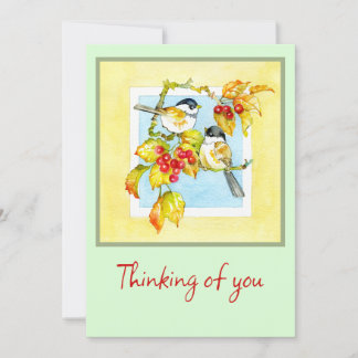 Carte Oiseaux en tout temps