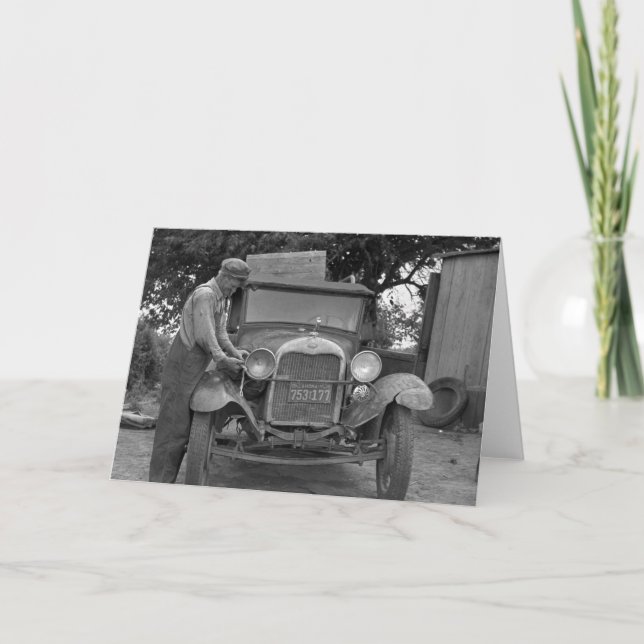 Carte Oklahoma en Californie, années 1930 (Devant)