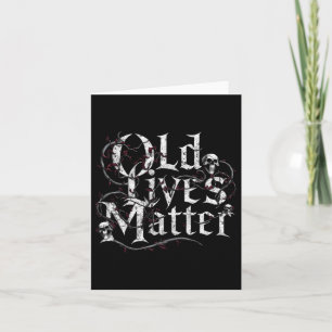 Carte Old Lives Funny Retro Clic Rocker Design Sticker