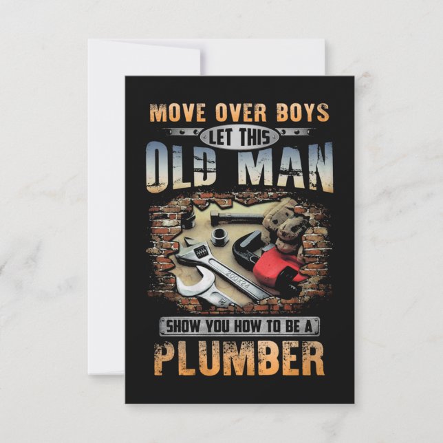Carte Old Man Plumber (Devant)