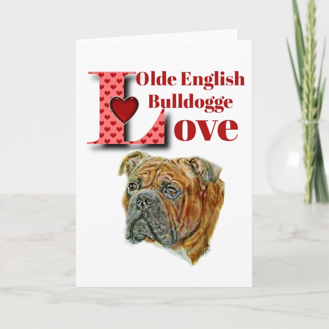 Carte Olde English Bulldogge (Devant)