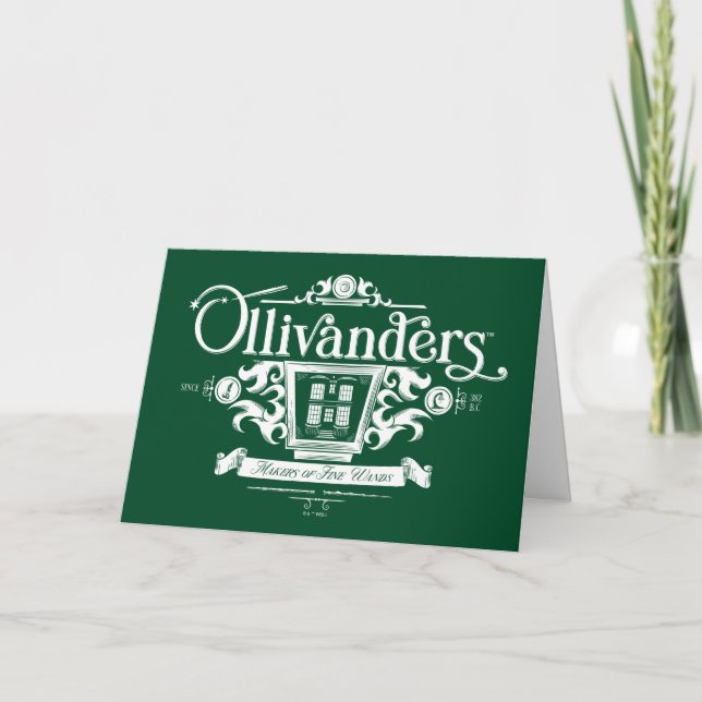 Carte OLIVANDERS™ Makers of Fine Wands (Devant)