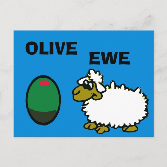 Carte Olive comique (Devant)
