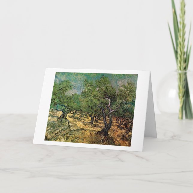 Carte Olive Grove, Vincent van Gogh (Devant)
