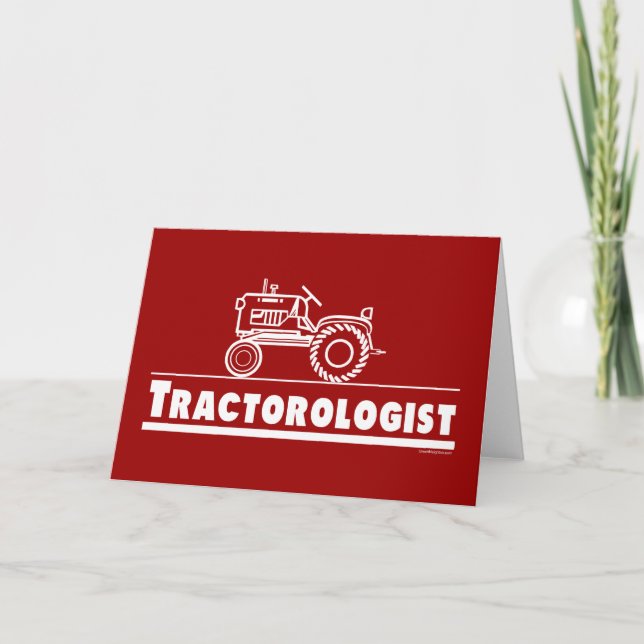 Carte Ologiste de tracteur RED (Devant)