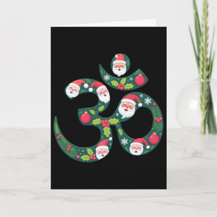 Carte Om Namah Shivaya Bouddhisme Dieu indien Foi Ohm Am