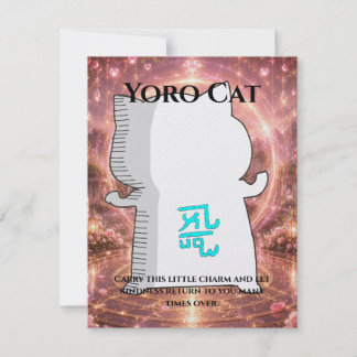 Carte Omamori Card #008 – Yoro Cat | Love • Happiness