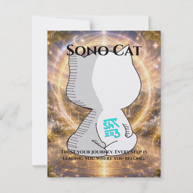 Carte Omamori Card #009 – Sono Cat | Purpose • Path (Devant)