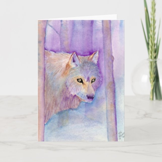 Carte "Ombre d'hiver" - pour bénéficier Kairos dehors (Devant)