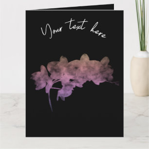 Carte Ombre d'orchidée Ipanema sur fond sombre