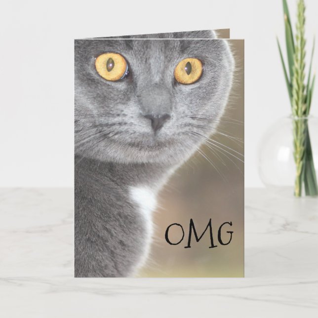 Carte OMG Félicitations (Devant)