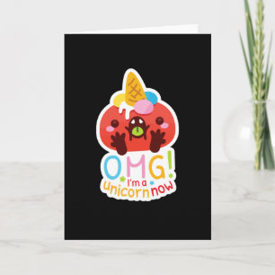 Carte OMG je suis une licorne maintenant