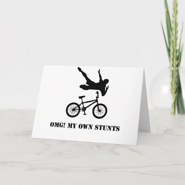 Carte OMG ! Mes propres cascades (Devant)