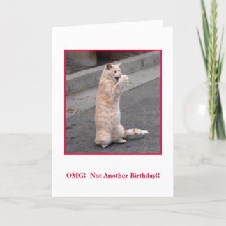 Carte OMG : Un non autre anniversaire !