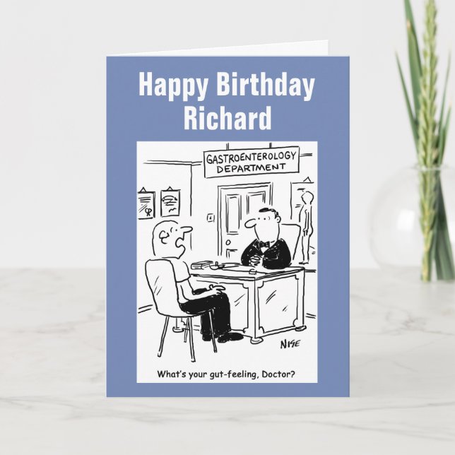 Carte On demande au docteur ce qu'est son intuition (Devant)