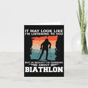 Carte On dirait que je vous écoute Biathlon Bia