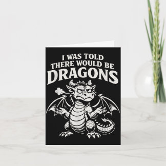 Carte On m'a dit qu'il y aurait des dragons drôles grinc