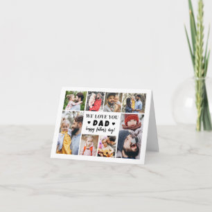 Carte On t'aime Papa Fête des Pères