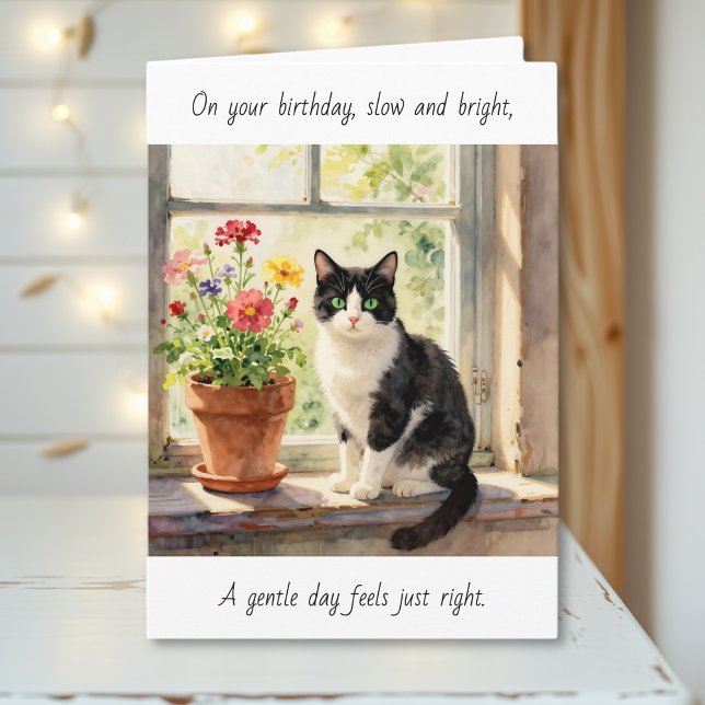 Carte On Your Birthday | Cat Themed Relaxing Day (Créateur téléchargé)