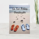 CARTE ON YOUR BIRTHDAY **GRANDDAUGTHER** BEACH STYLE<br><div class="desc">Have FUN with this BEACH GRAD CARD for "YOUR GRANDDAUGHTER" and let her know how HAPPY IT IS HER "BIRTHDAY AND THAT YOU WISH HER ALL THAT HER HEART DESIRES! THANKS FOR STOPPING BY 1 OF MY 8 STORES.</div>