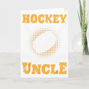 Carte Oncle de hockey Famille Sports Entraîneur Joueur F