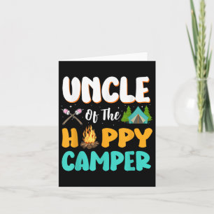 Carte Oncle Of The Happy Camper Family Camping Anniversa