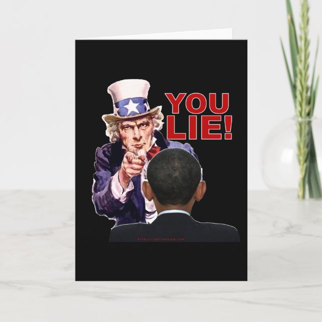 Carte Oncle Sam vous vous trouvez (Devant)
